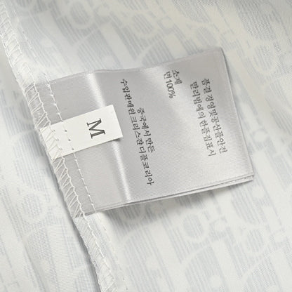 Chemise Dior à imprimé monogramme (grise)