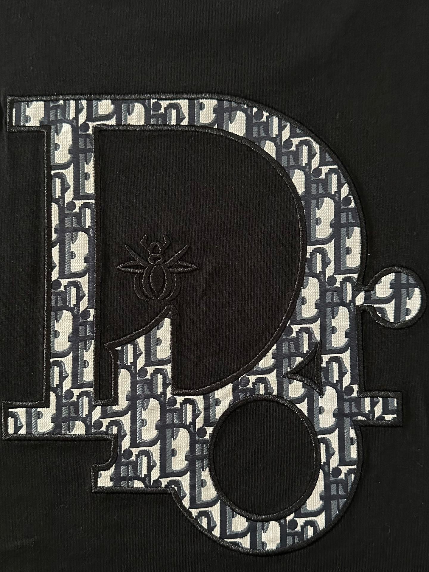 Polo brodé Dior Oblique 