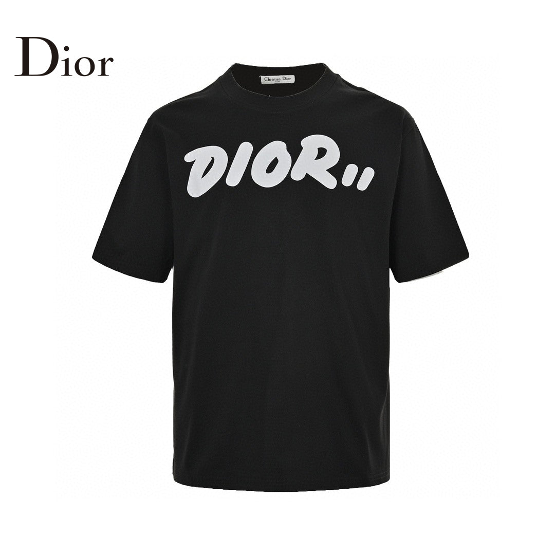 T-shirt noir oversize Dior à logo