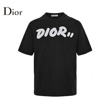 T-shirt noir oversize Dior à logo