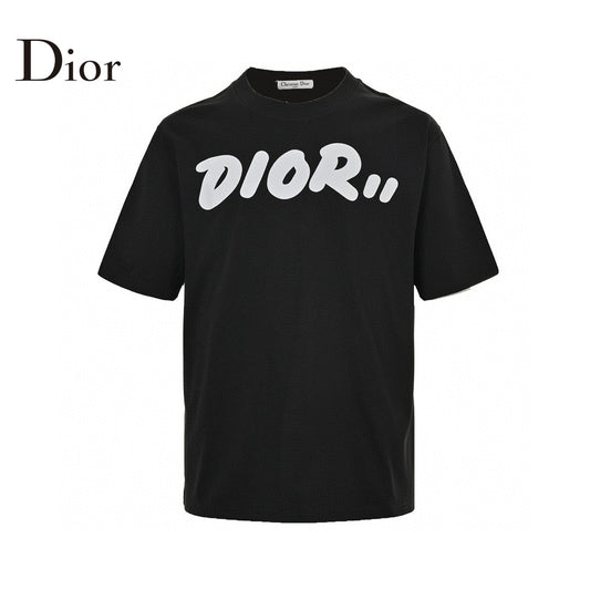 T-shirt noir oversize Dior à logo