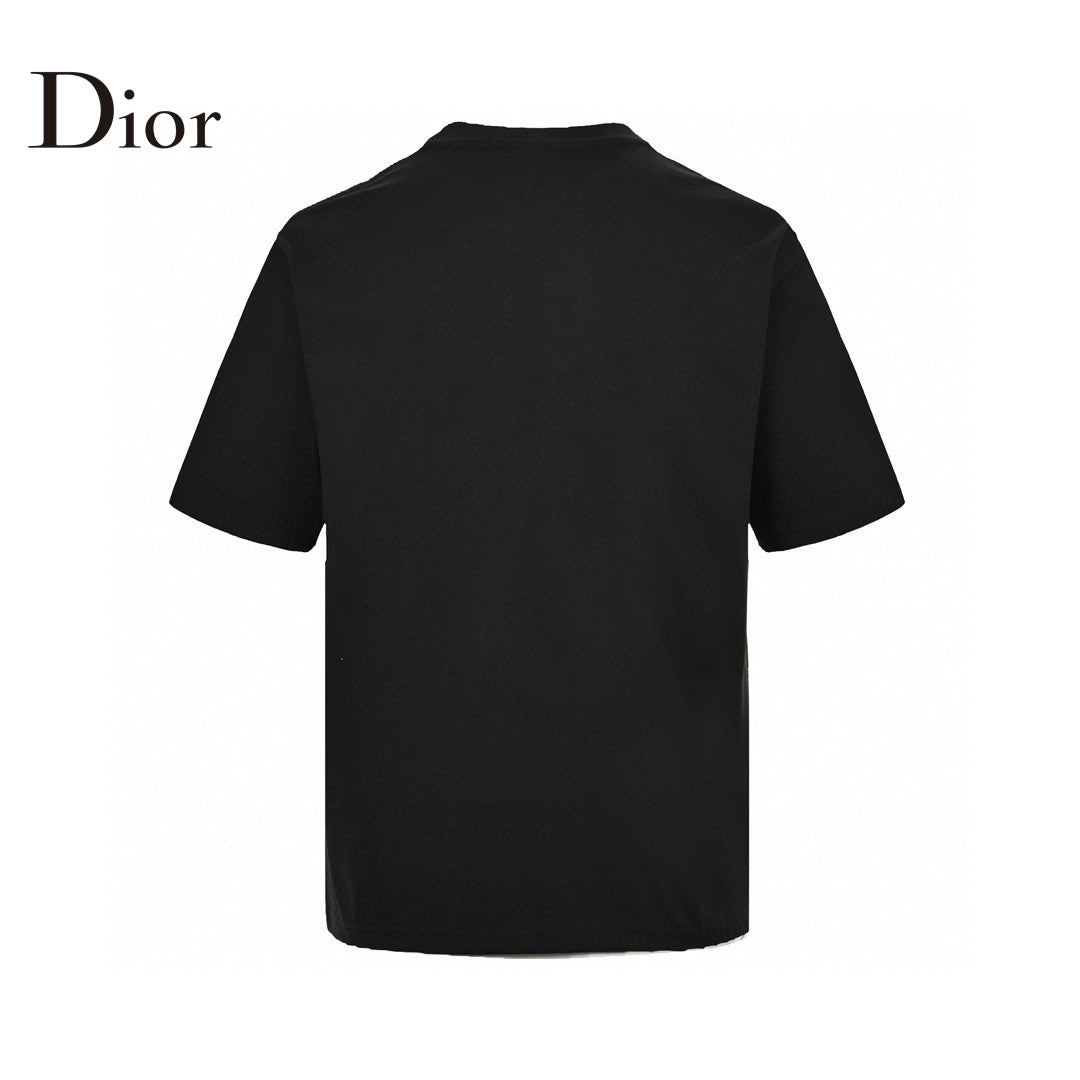 T-shirt noir oversize Dior à logo