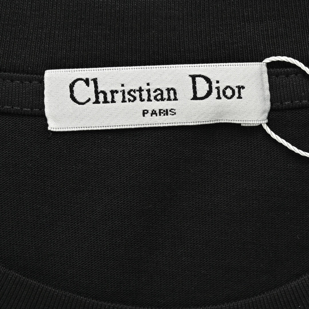 T-shirt noir oversize Dior à logo
