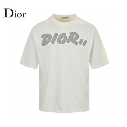 T-shirt blanc oversize Dior à logo