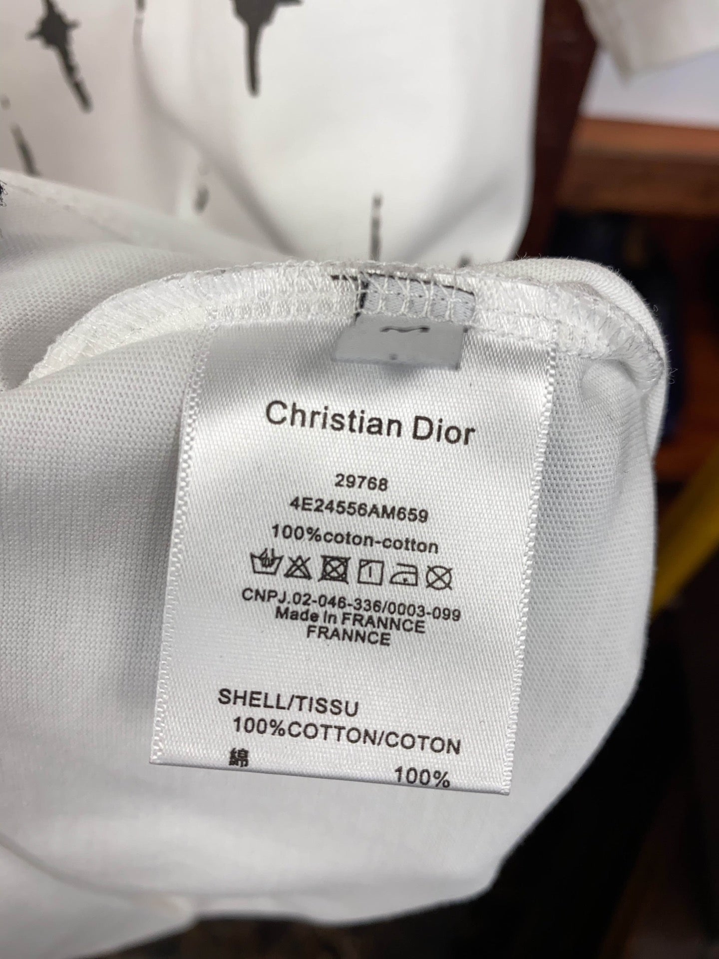T-shirt Dior Ciel étoilé blanc