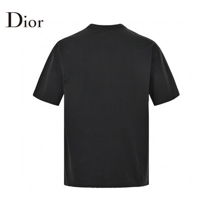 T-shirt Dior - Logo vertical multicolore