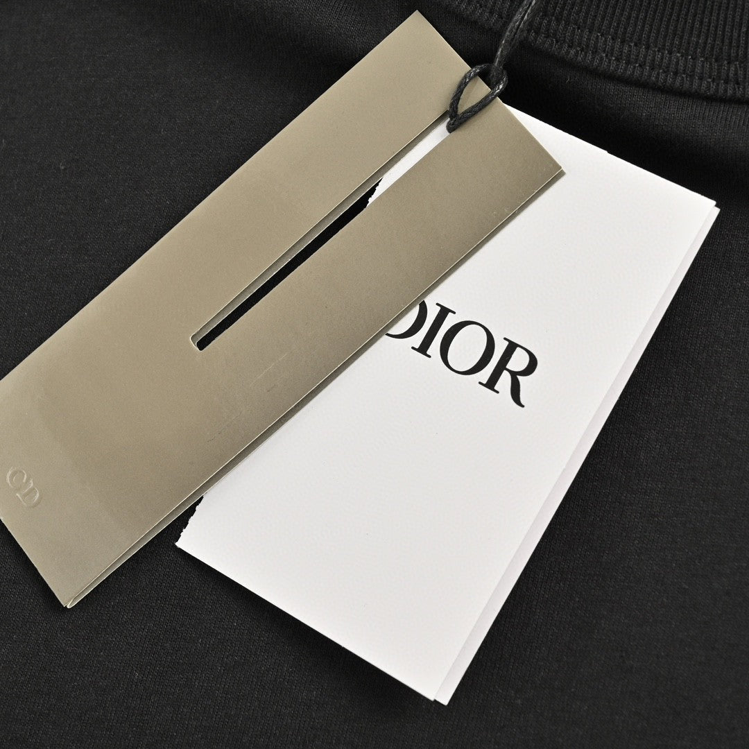 T-shirt Dior - Logo vertical multicolore