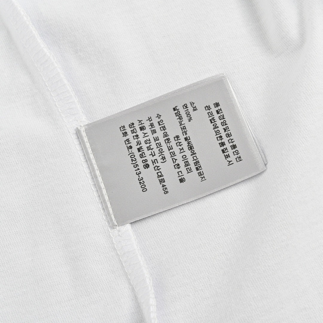 T-shirt Dior - Logo vertical multicolore