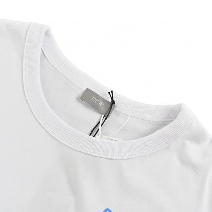 T-shirt Dior - Logo vertical multicolore