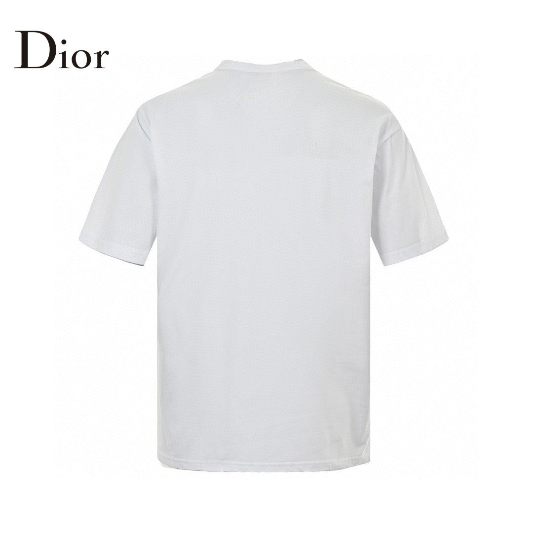 T-shirt Dior - Logo vertical multicolore