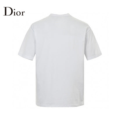 T-shirt Dior - Logo vertical multicolore