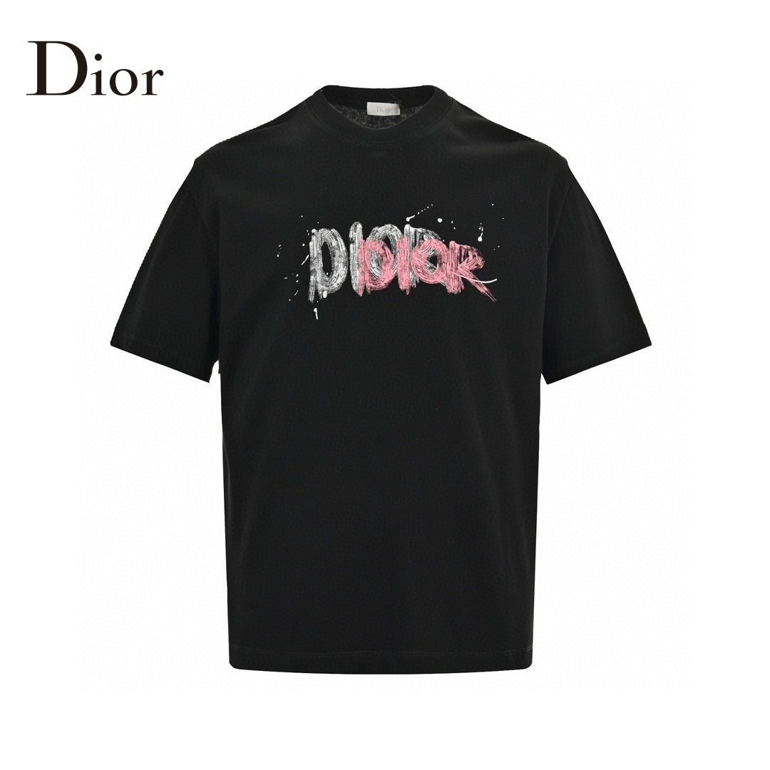 T-shirt Dior - Logo effet coup de peinture