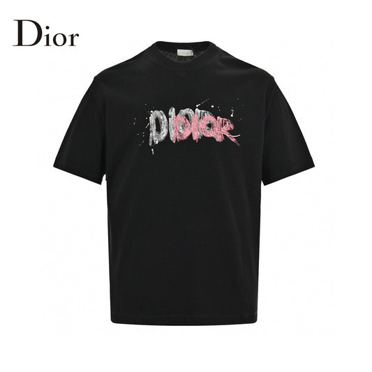 T-shirt Dior - Logo effet coup de peinture