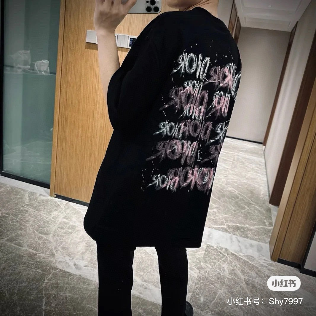 T-shirt Dior - Logo effet coup de peinture