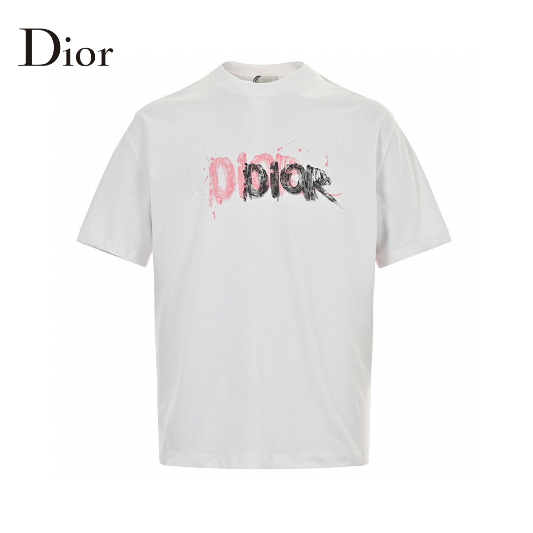 T-shirt Dior - Logo effet coup de peinture