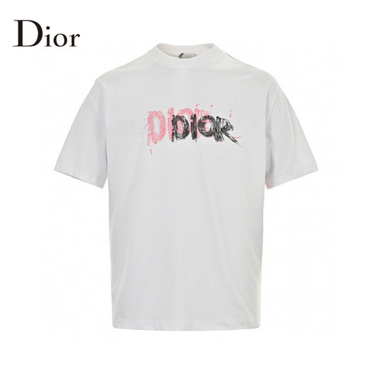 T-shirt Dior - Logo effet coup de peinture