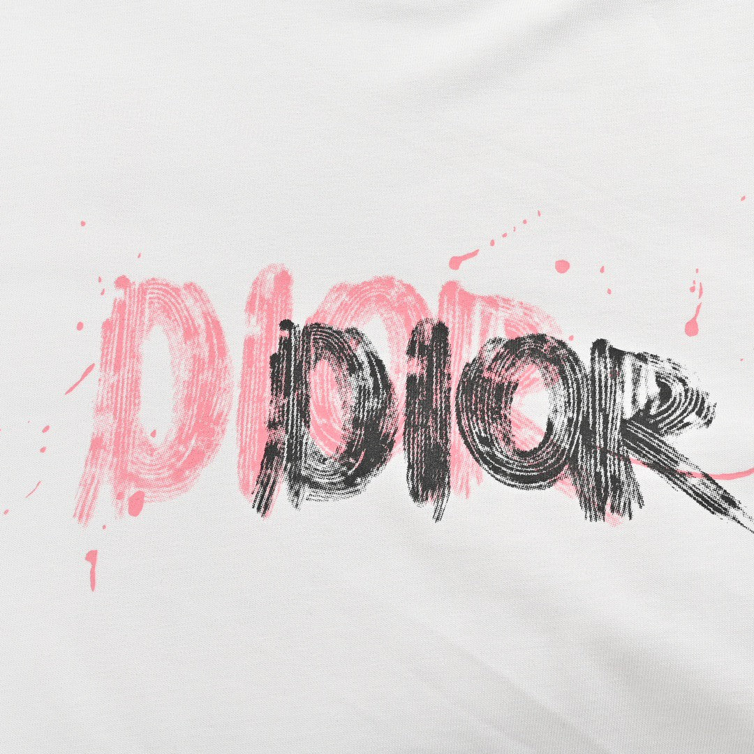 T-shirt Dior - Logo effet coup de peinture
