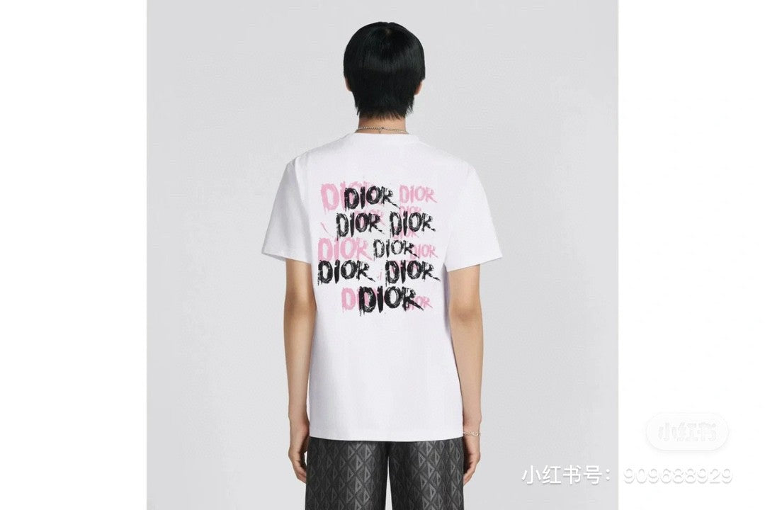 T-shirt Dior - Logo effet coup de peinture