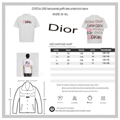 T-shirt Dior - Logo effet coup de peinture