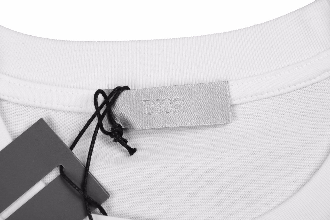 T-shirt Dior avec logo marron