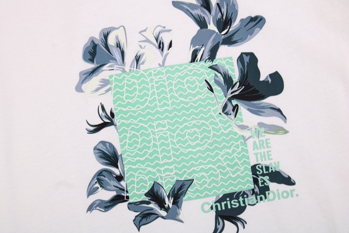 T-shirt Dior à motif floral