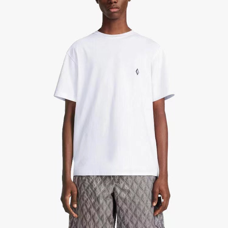 T-shirt Dior avec logo minimaliste (blanc)