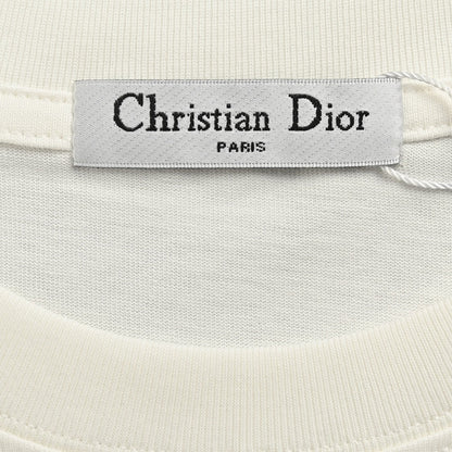 T-shirt blanc Dior avec logo audacieux