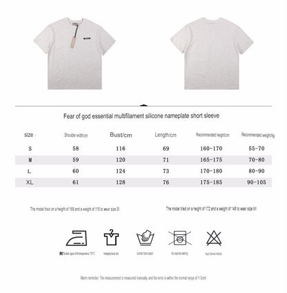 T-shirt Fear of God Essentials avec logo - Gris chiné