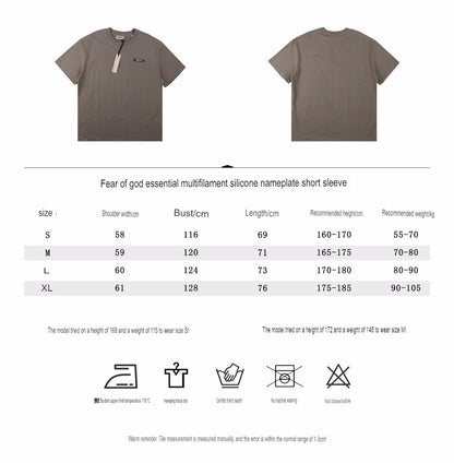 T-shirt Fear of God Essentials avec logo - Taupe