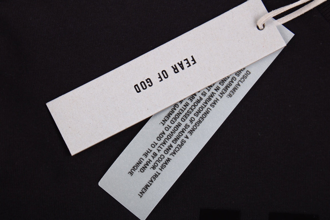 T-shirt noir « Crainte de Dieu éternel »