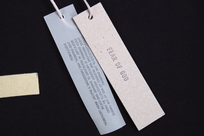 T-shirt Fear of God Lettre F (Noir)