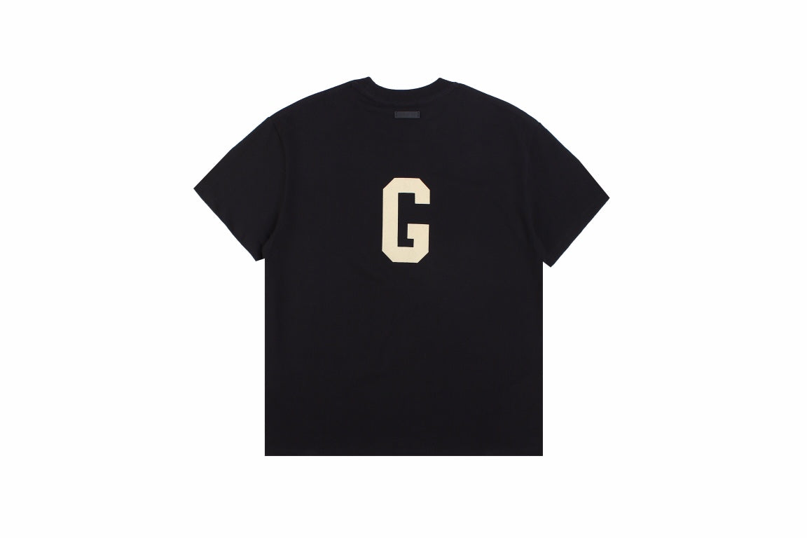 T-shirt Fear of God Lettre F (Noir)