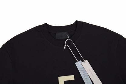 T-shirt Fear of God Lettre F (Noir)
