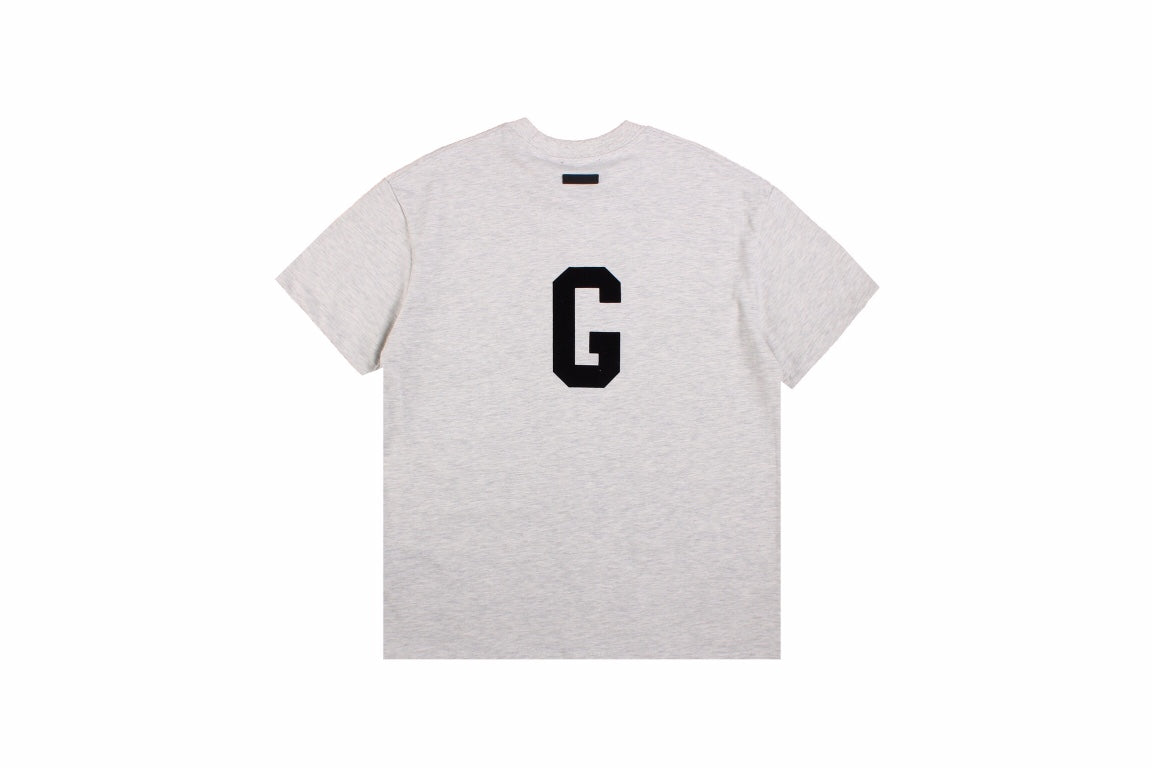 T-shirt Fear of God Lettre F (Gris clair)