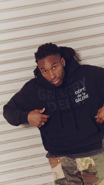 SWEAT À CAPUCHE MULTI-LOGO GD DEPT GALLERY