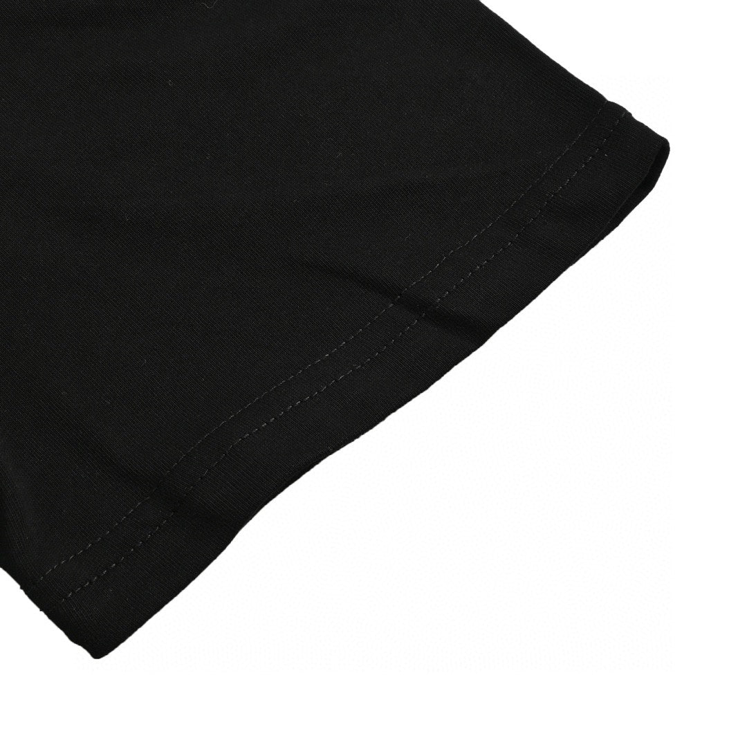 T-shirt noir Gucci avec dessin de dragon