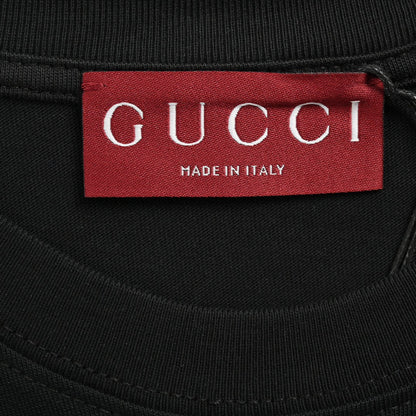 T-shirt noir Gucci avec logo Firenze 1921