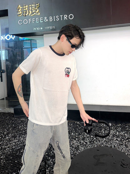 T-shirt Gucci brodé de cerises