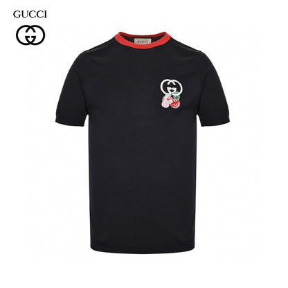 T-shirt Gucci brodé de cerises
