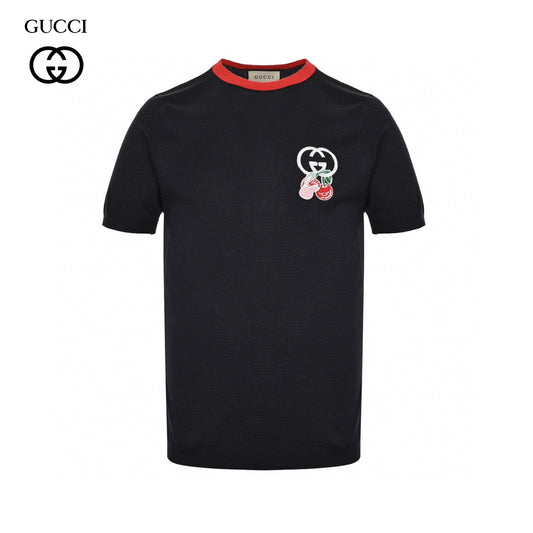 T-shirt Gucci brodé de cerises