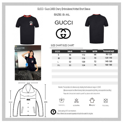 T-shirt Gucci brodé de cerises