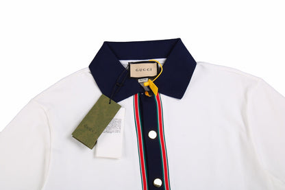 Chemise Gucci à col contrasté