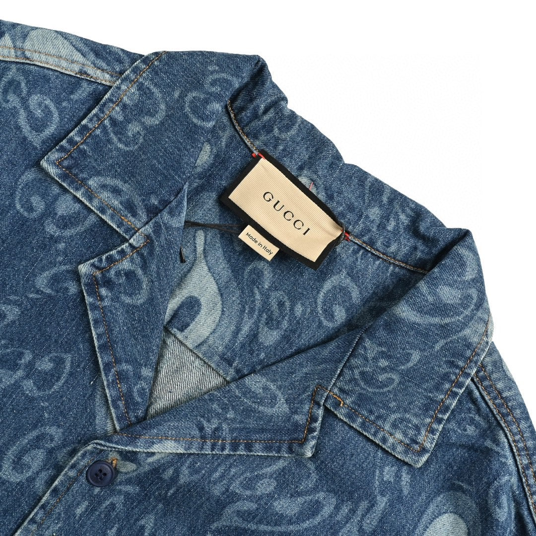 Chemise en jean Gucci