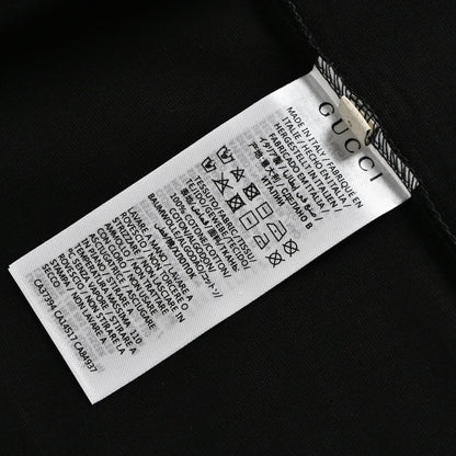 T-shirt noir Gucci à motif dragon