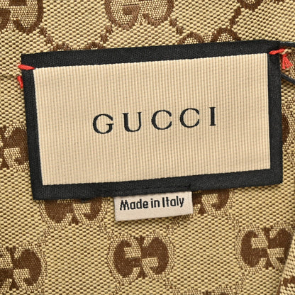 Chemise Gucci GG Monogram Beige à manches courtes