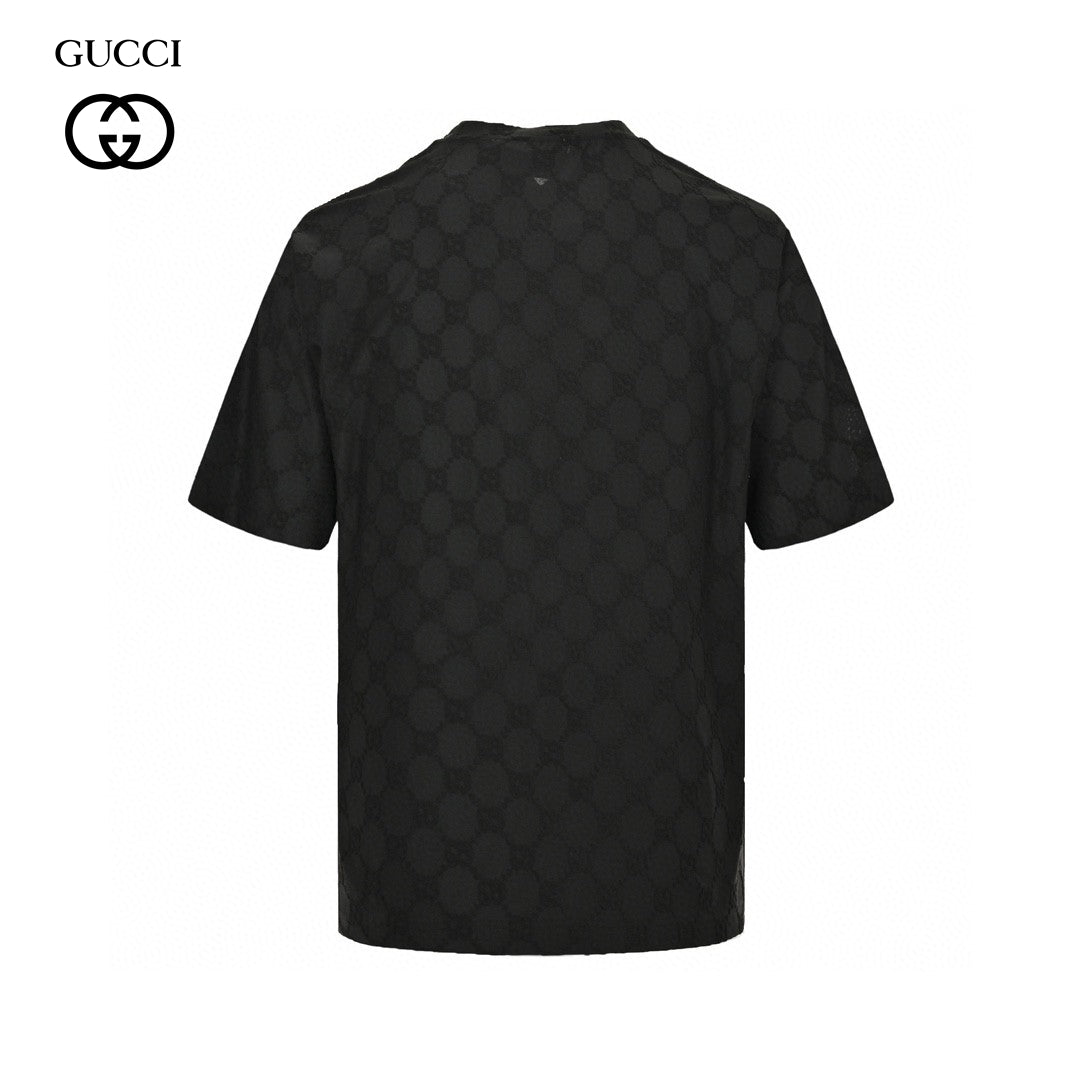 T-shirt Gucci à motif GG (noir)