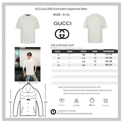 T-shirt Gucci à motif GG (noir)