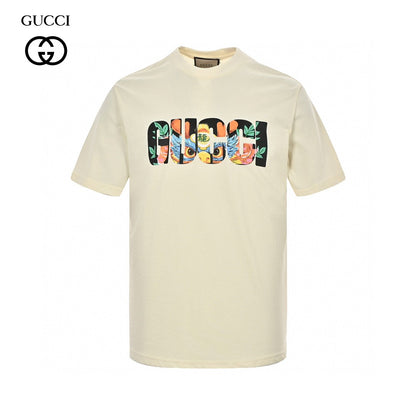 T-shirt graphique Gucci (crème)