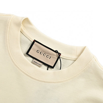 T-shirt graphique Gucci (crème)