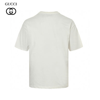 T-shirt Gucci multicolore à logo G entrelacé